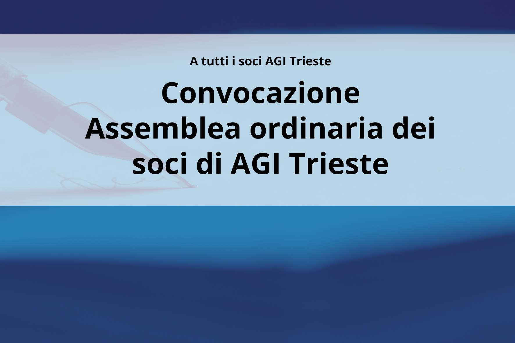 Scuola GRAFOLOGIA WEB AGI Convocazione Assemblea